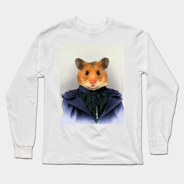 Hamster Lady Long Sleeve T-Shirt by Loveday101